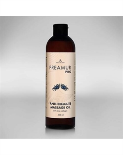 Антицеллюлитное массажное масло для тела с живым коллагеном PREAMUR PRO 500 Colla gen