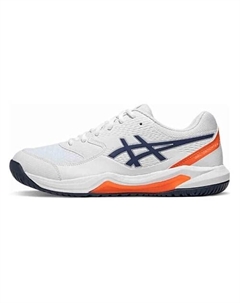 Кроссовки Gel Dedicate 8 Low Top Tennis Shoes Men's White Blue Orange Asics