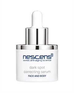 Сыворотка для коррекции пигментных пятен для лица и тела Dark Spot Correcting Serum Face and Body 30 Nescens