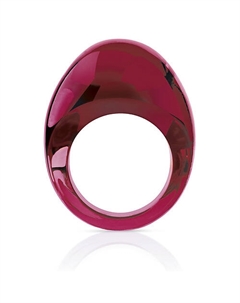 LALIQUE Кольцо-Кабошон Rouge (красный) Lalique crystal