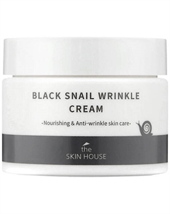Крем для лица питательный с коллагеном и муцином чёрной улитки Black Snail 50 The skin house