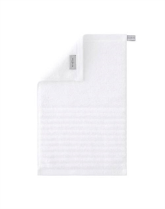 Антибактериальное махровое полотенце для лица, 30х50 см. Цвет: «Альпийский снег» (белый) Soft silver