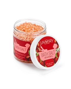 Соль для ванны "Клубника" 600 Savonry