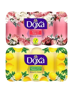 Мыло твердое BEAUTY SOAP Роза, Лимон 600 Doxa