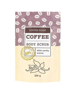 Кофейный скраб с ароматом ванили COFFEE POINT 200 Лэтуаль