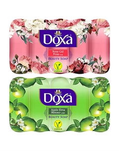 Мыло твердое BEAUTY SOAP Роза, Яблоко 600 Doxa