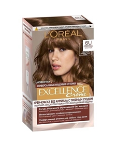 Крем-краска для волос без аммиака Универсальные Нюдовые Оттенки Excellence Crème L'oreal paris