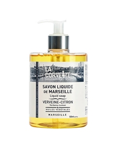 Мыло жидкое из Марселя для тела Вербена-Лимон Marseille Liquid Soap 500 La corvette
