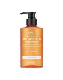 Шампунь для кожи головы с мятой Herb Mint 500 Kundal