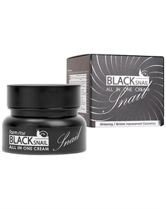Крем для лица с муцином черной улитки Black Snail All in One Cream 100 Farmstay