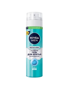 MEN Активный гель для бритья "Чистая Кожа" 200 Nivea