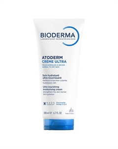 Крем для увлажнения нормальной и сухой кожи лица и тела Atoderm Ultra 200 Bioderma