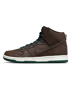 Кроссовки Sb Dunk High Baroque Brown Vegan Leather Nike