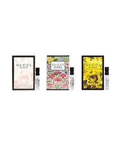 Набор пробников: Bloom Eau de Toilette, Flora Gorgeous Gardenia, Bloom Profumo di Fiori Gucci