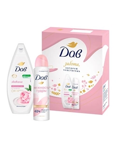ДАВ Подарочный набор ОБНОВЛЕНИЕ Крем-гель для душа + Дезодорант антиперспирант Dove