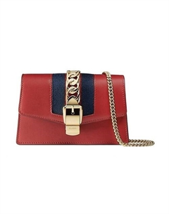 Сумка Sylvie Leather Shoulder Bag (Basic Set+Box) Gucci