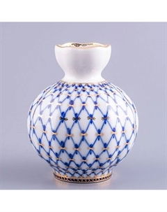 Ваза для цветов "Кобальтовая сетка" Императорский фарфоровый завод
