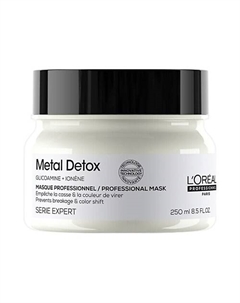 Восстанавливающая маска для волос после осветления и окрашивания Metal Detox 150 L'oreal professionnel