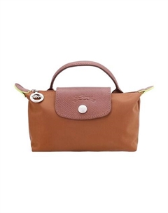 Сумка Le Pliage Green Cow Leather Trim Dumpling Bag Longchamp