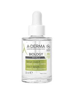 Сыворотка для лица 3 в 1 для хрупкой кожи Hydrates Plumps Strengthens 30 A-derma