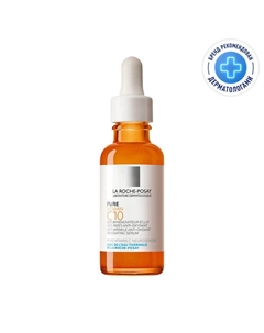 Vitamin C10 Антиоксидантная сыворотка для лица с витамином С и салициловой кислотой для обновления кожи 30 La roche-posay