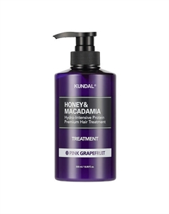 Кондиционер для волос Розовый грейпфрут Honey & Macadamia Treatment 500 Kundal