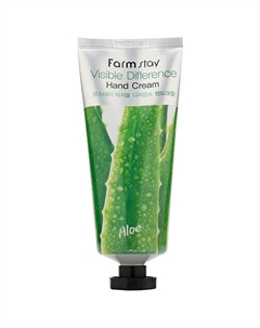 Крем для рук с экстрактом алоэ Visible Difference Hand Cream Aloe 100 Farmstay