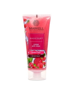 Скраб для лица Малина и мята 100 Markell