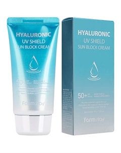 Крем для лица Солнцезащитный с гиалуроновой кислотой SPF50+/PA+++ Hyaluronic UV Shield Sun Block Cream 70 Farmstay