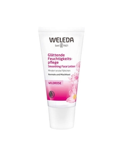 Розовый разглаживающий крем крем-уход для лица Wild Rose Smoothing Facial Lotion 30 Weleda