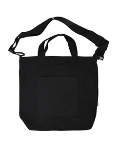 Сумка шоппер TOTAL BLACK для покупок на молнии Lorex