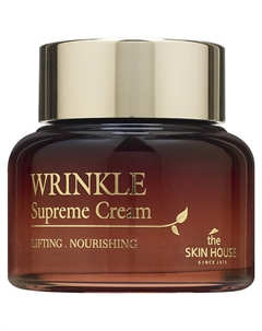 Крем питательный разглаживающий морщины с женьшенем Wrinkle Supreme Cream 50 The skin house