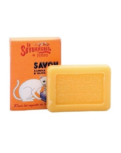 Гостевое мыло с лимоном Белый кот 25 La savonnerie de nyons