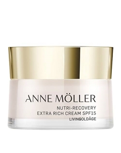Крем для лица супер-питательный Livingoldage Nutri-Recovery Extra-Rich Cream SPF15 50 Anne moller