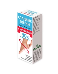 Крем для ног с мочевиной 30% "Гладкие пятки" 75 Медикомед