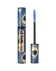 Тушь для ресниц синяя, устойчивая, увеличивающая объем Mascara Wild Blue 12 Stellary