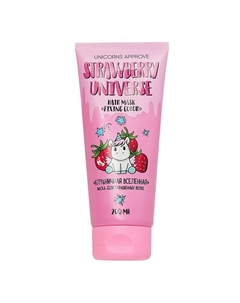 Маска для окрашенных волос "Клубничная вселенная" 200 Unicorns approve