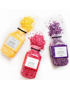 Морская соль для ванны с шиммером подарочный набор 1050 Cosmeya