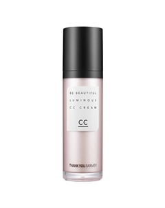 CC-крем для лица придающий коже сияние 3-в-1 SPF30 PA++ Be Beautiful Luminous CC Cream 40 Thank you farmer