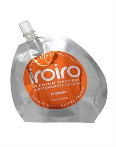 Семи-перманентный краситель для волос 80 ORANGE Оранжевый 236 Iroiro