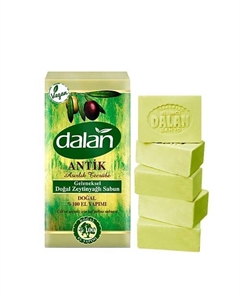 Мыло натуральное Зеленое Antique, кусковое, масло Оливы и Сосны 900 Dalan