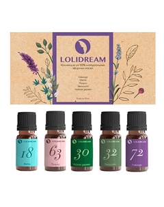 Набор натуральных эфирных масел Баланс 10 Lolidream