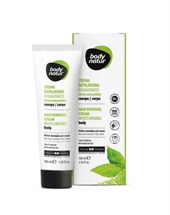 Крем для депиляции увлажняющий для тела для нормальной и сухой кожи с экстрактом чая матча Hair Removal Cream Mousturising Body 100 Body natur