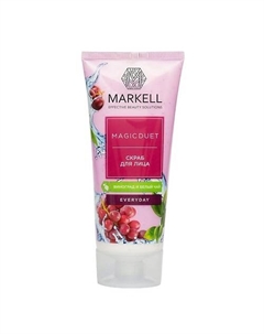 Скраб для лица Виноград и белый чай 100 Markell