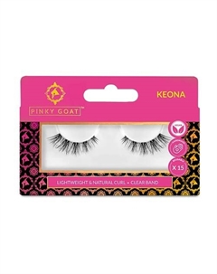 Ресницы накладные с естественным изгибом KEONA Pinky goat