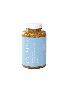 SHIMMER SALT Соль для ванн «Апельсин с шиммером» 500 La tello