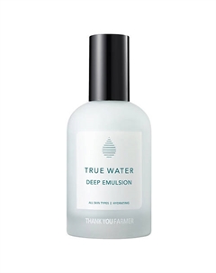 Эмульсия для лица с эффектом глубокого увлажнения True Water Deep Emulsion 130 Thank you farmer