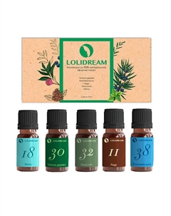 Набор натуральных эфирных масел Спасатель 10 Lolidream