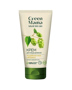 Дневной крем для лица "Уссурийский хмель и Витамин Е" Natural Skin Care 100 Green mama