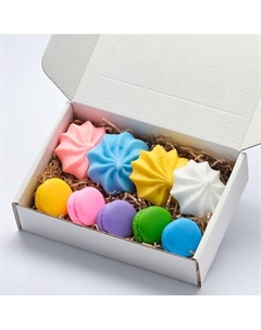 Мыло ручной работы Зефир и макаруны 220 Skuina